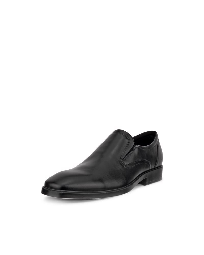 BLACK ECCO METRO MILAN M SLIP-ON
