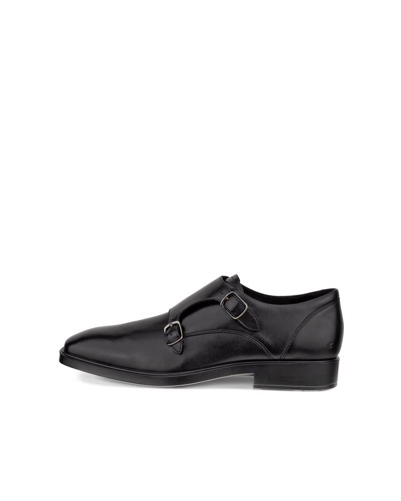 BLACK ECCO METRO MILAN M DOUBLE MONK