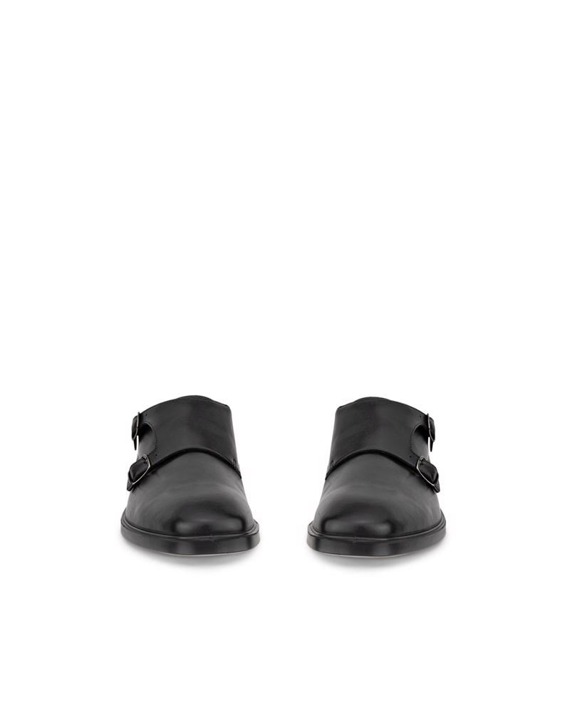 BLACK ECCO METRO MILAN M DOUBLE MONK
