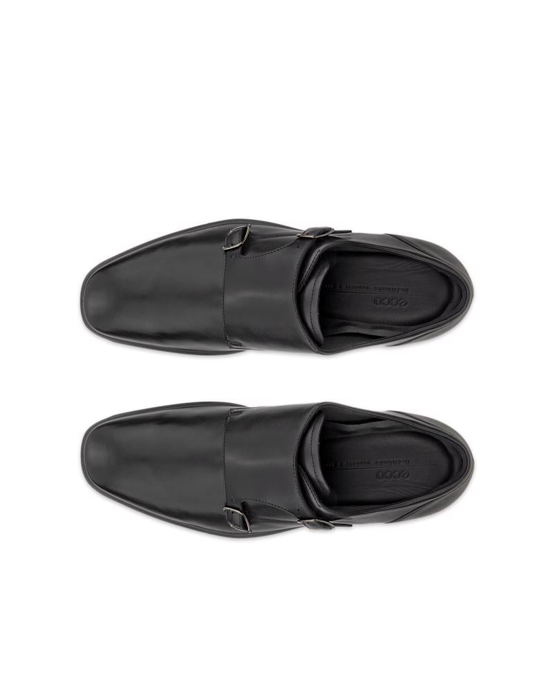 BLACK ECCO METRO MILAN M DOUBLE MONK