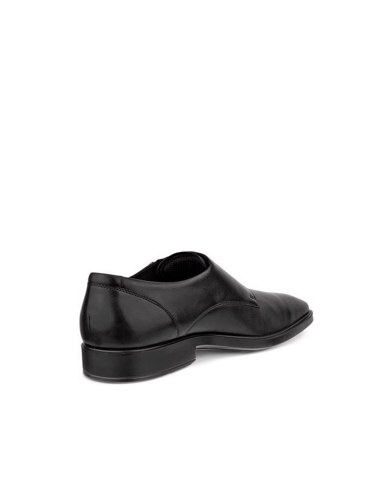 BLACK ECCO METRO MILAN M DOUBLE MONK