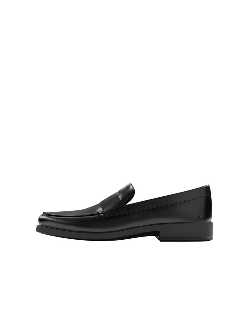 BLACK ECCO METRO MILAN M  LOAFER