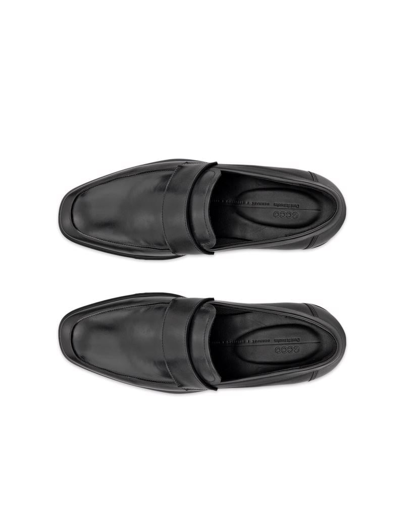 BLACK ECCO METRO MILAN M  LOAFER
