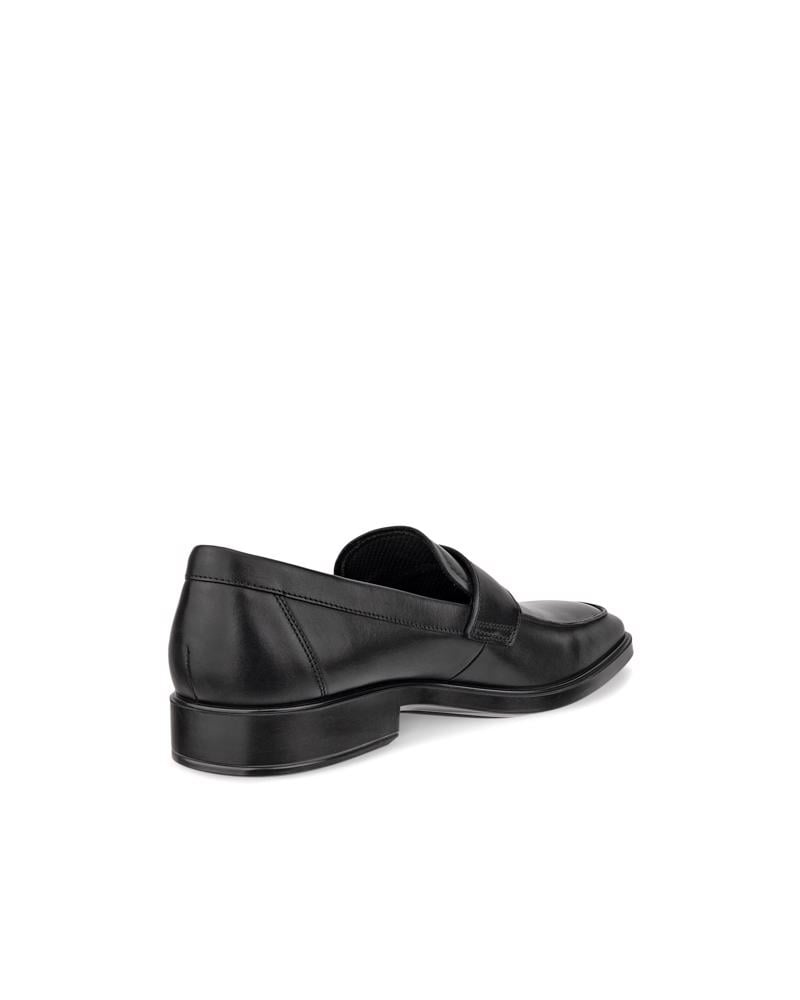 BLACK ECCO METRO MILAN M  LOAFER