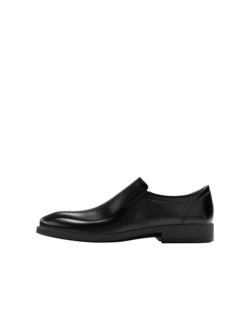 BLACK ECCO METRO MILAN M SLIP-ON