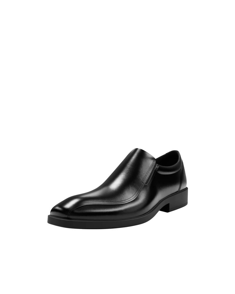 BLACK ECCO METRO MILAN M SLIP-ON