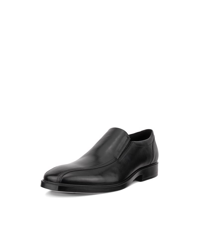 BLACK ECCO METRO MILAN M SLIP-ON