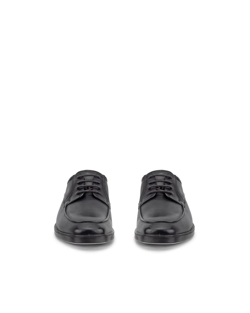BLACK ECCO METRO MILAN DERBY MOC TOE