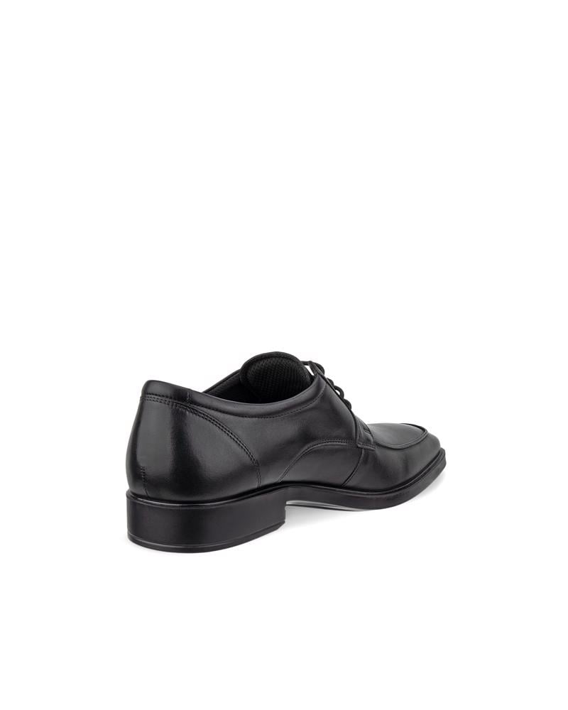 BLACK ECCO METRO MILAN DERBY MOC TOE