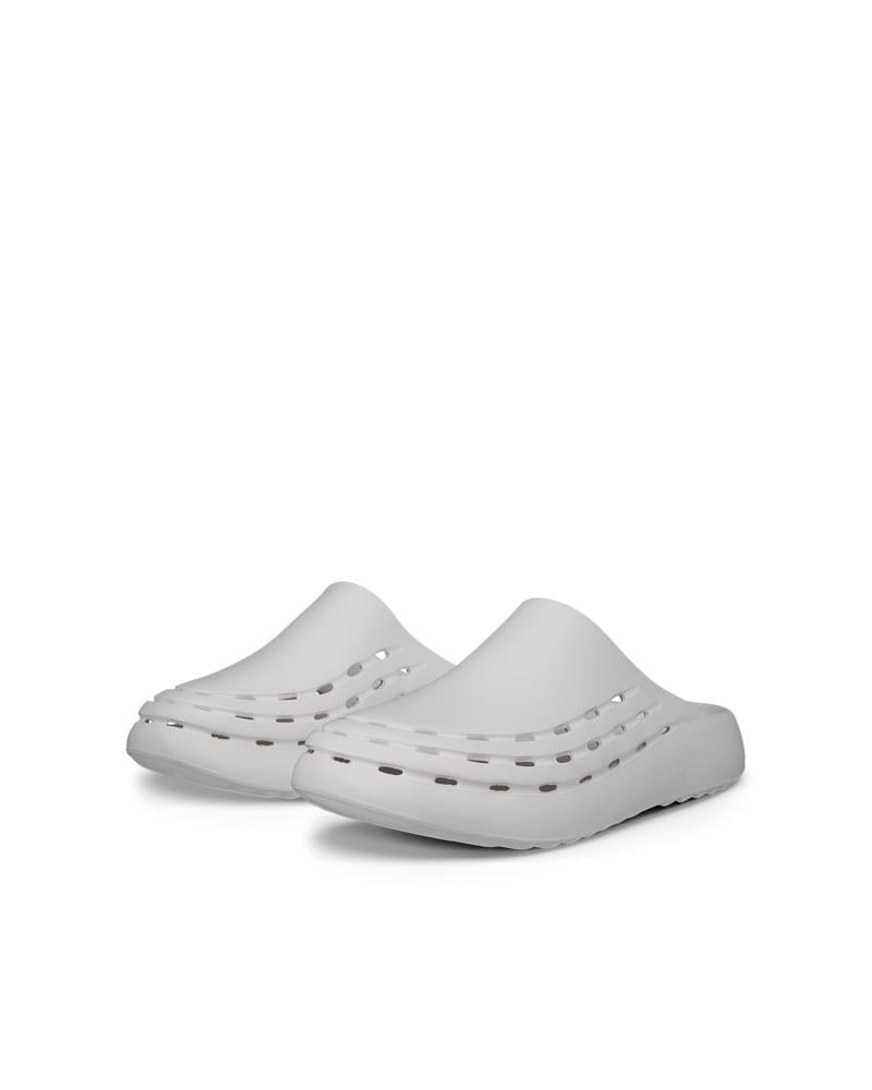 White ECCO COZMO CLOG