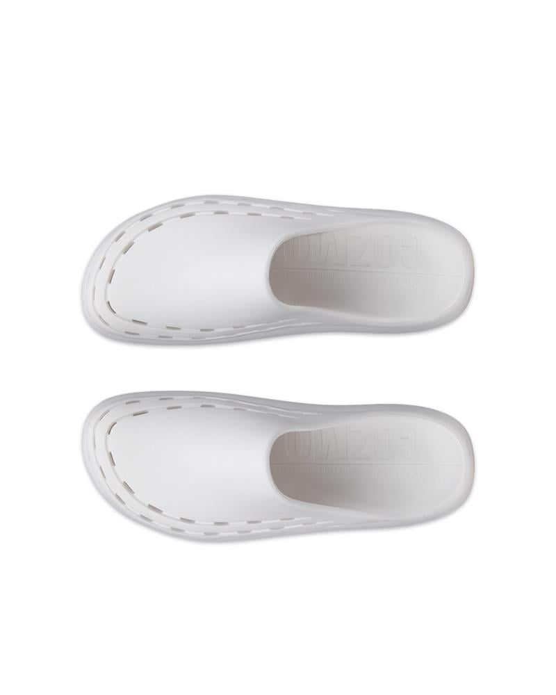 White ECCO COZMO CLOG
