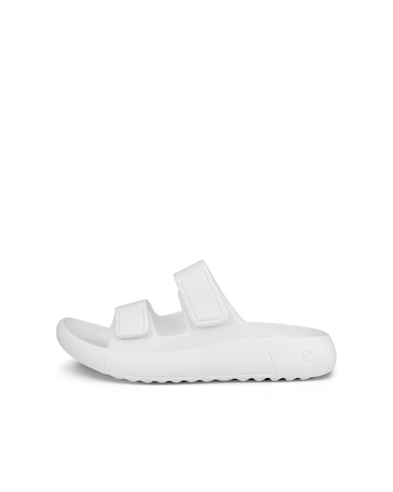 White ECCO COZMO EVA 2-STRAP