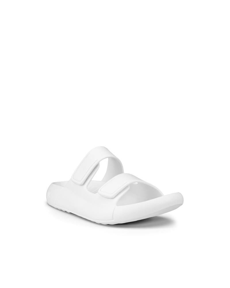 White ECCO COZMO EVA 2-STRAP