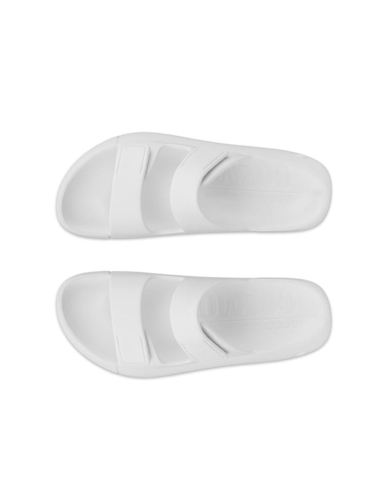 White ECCO COZMO EVA 2-STRAP