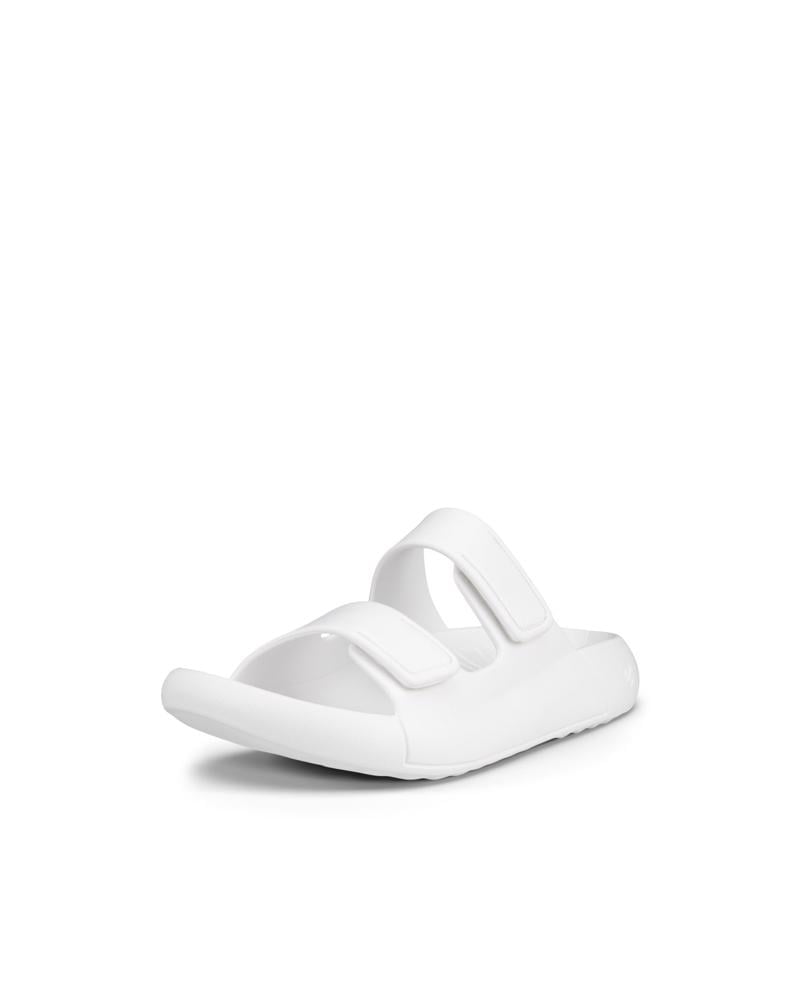 White ECCO COZMO EVA 2-STRAP