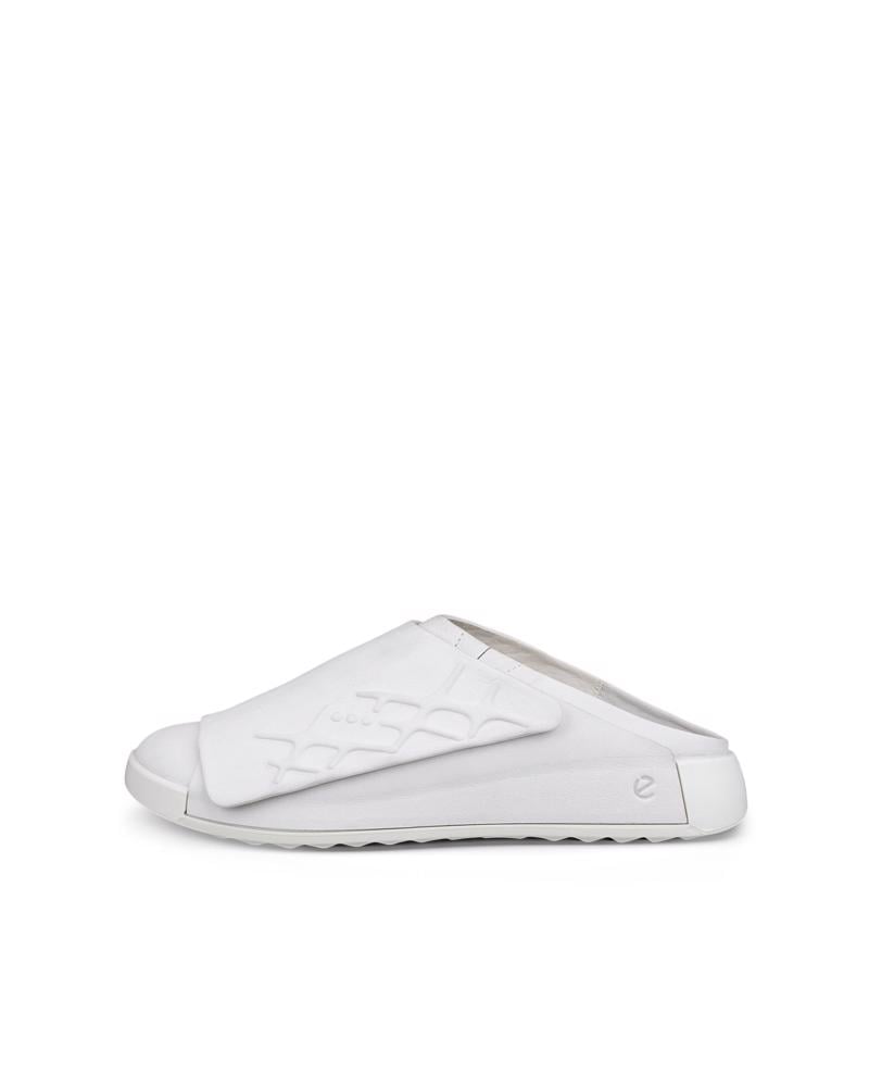 White ECCO COZMO SHOE M MULE RAL7000