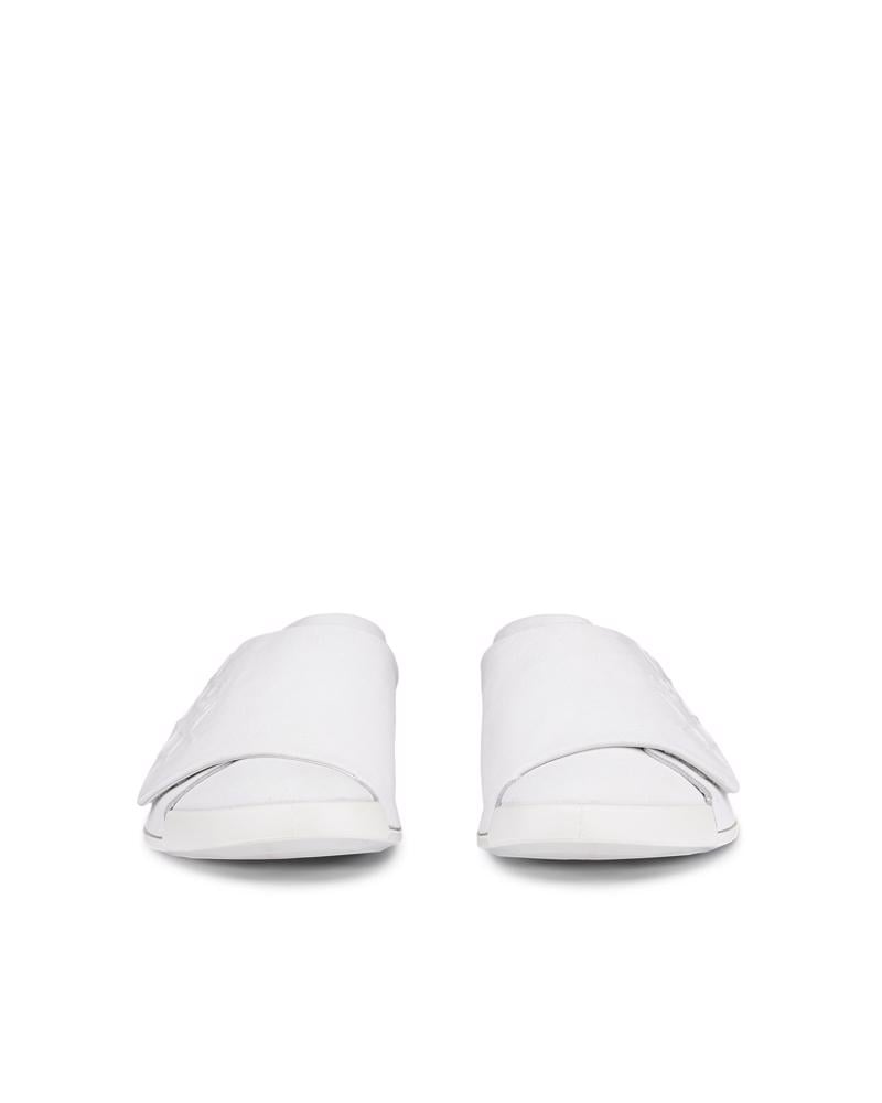 White ECCO COZMO SHOE M MULE RAL7000