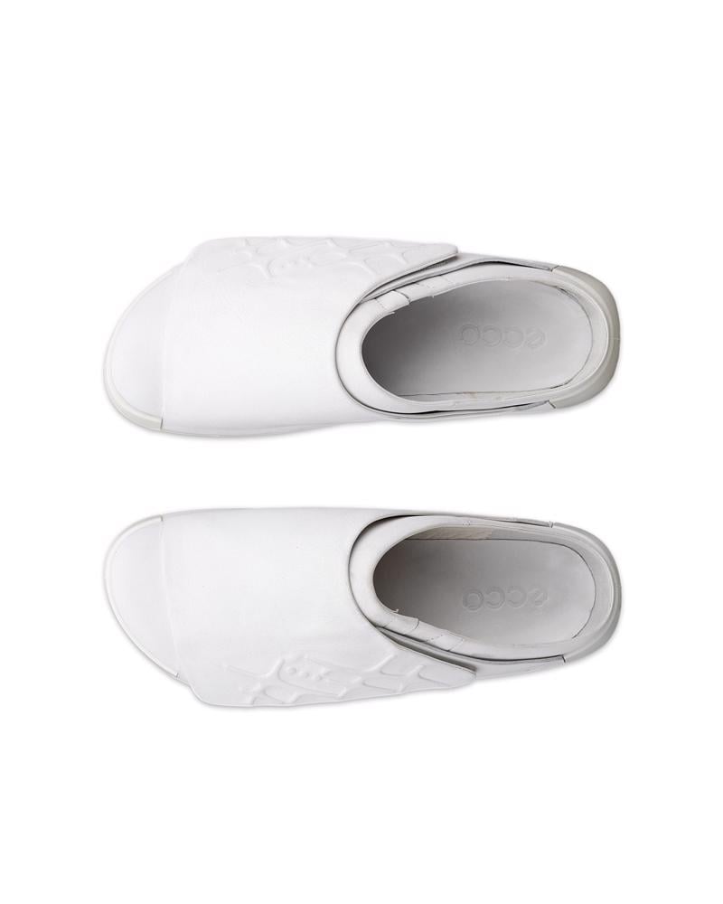 White ECCO COZMO SHOE M MULE RAL7000
