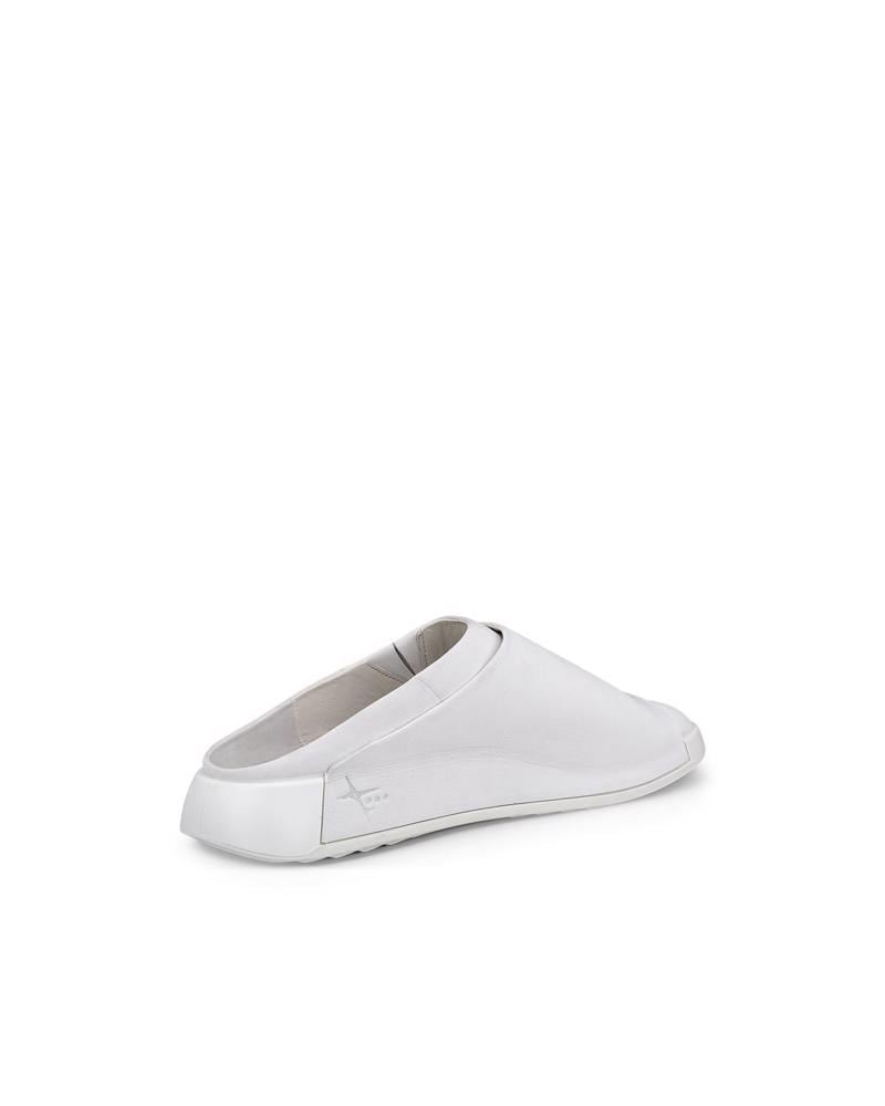 White ECCO COZMO SHOE M MULE RAL7000