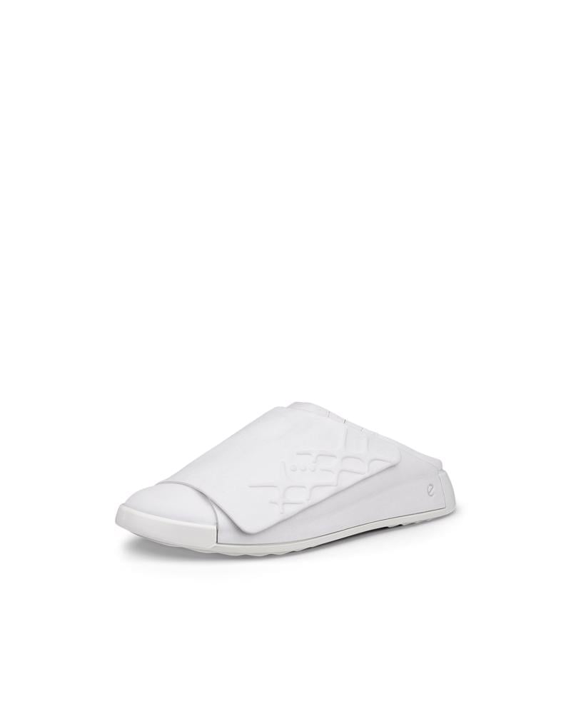 White ECCO COZMO SHOE M MULE RAL7000