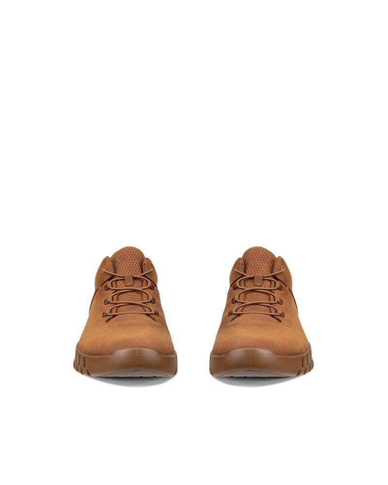 Brown ECCO GRUUV M SNEAKER LEA