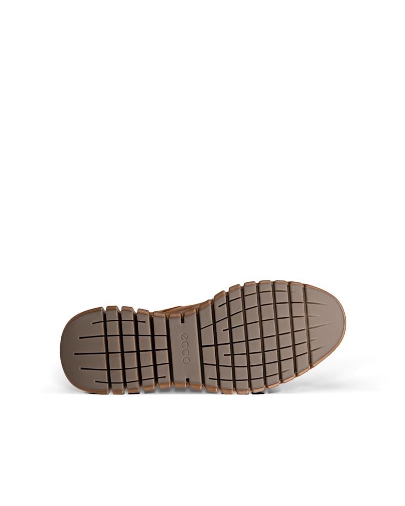 Brown ECCO GRUUV M SNEAKER LEA