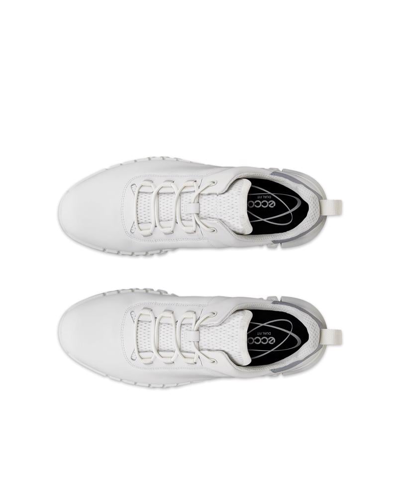 White ECCO GRUUV M SNEAKER LEA