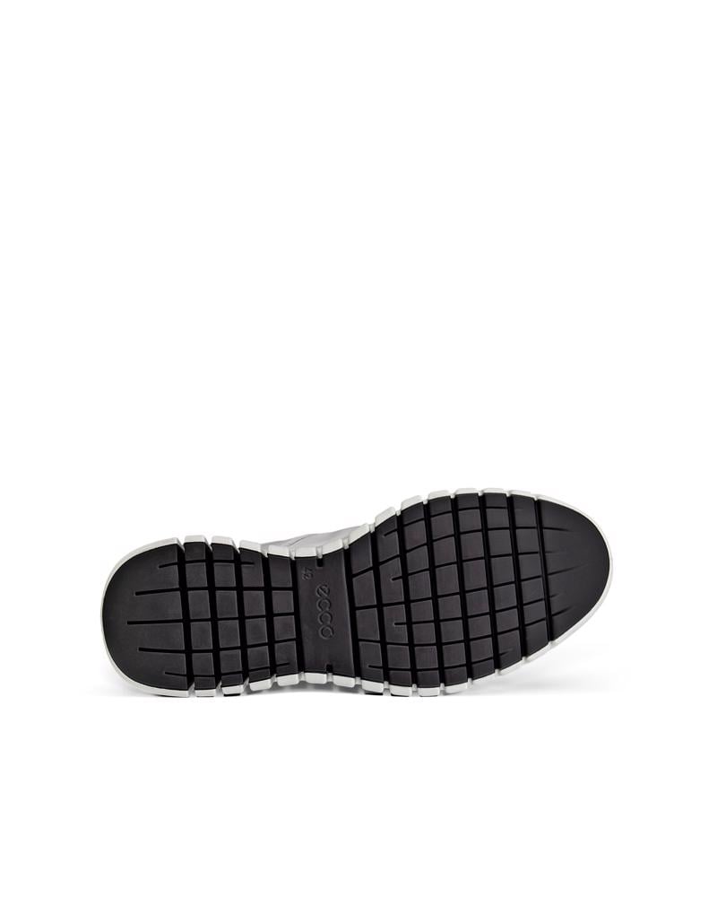 White ECCO GRUUV M SNEAKER LEA
