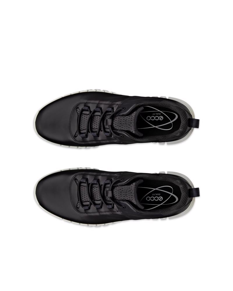 BLACK ECCO GRUUV M SNEAKER LEA