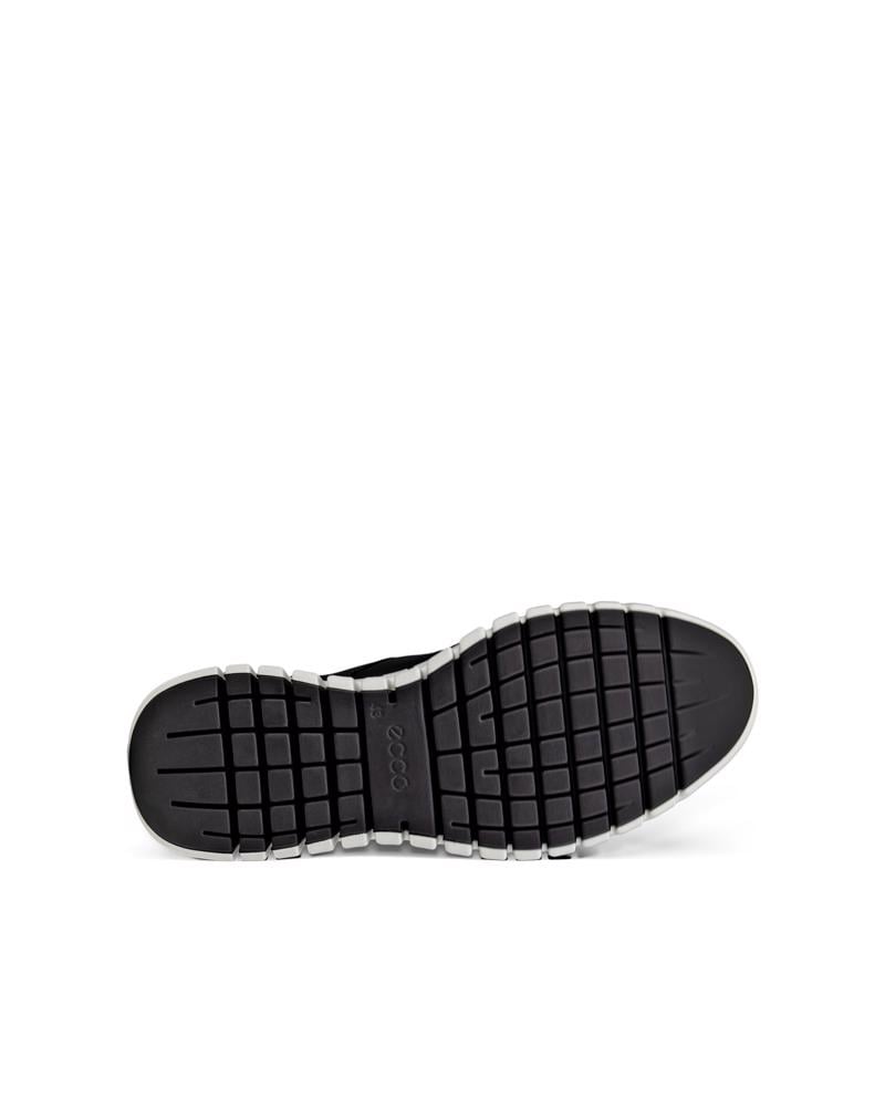 BLACK ECCO GRUUV M SNEAKER LEA