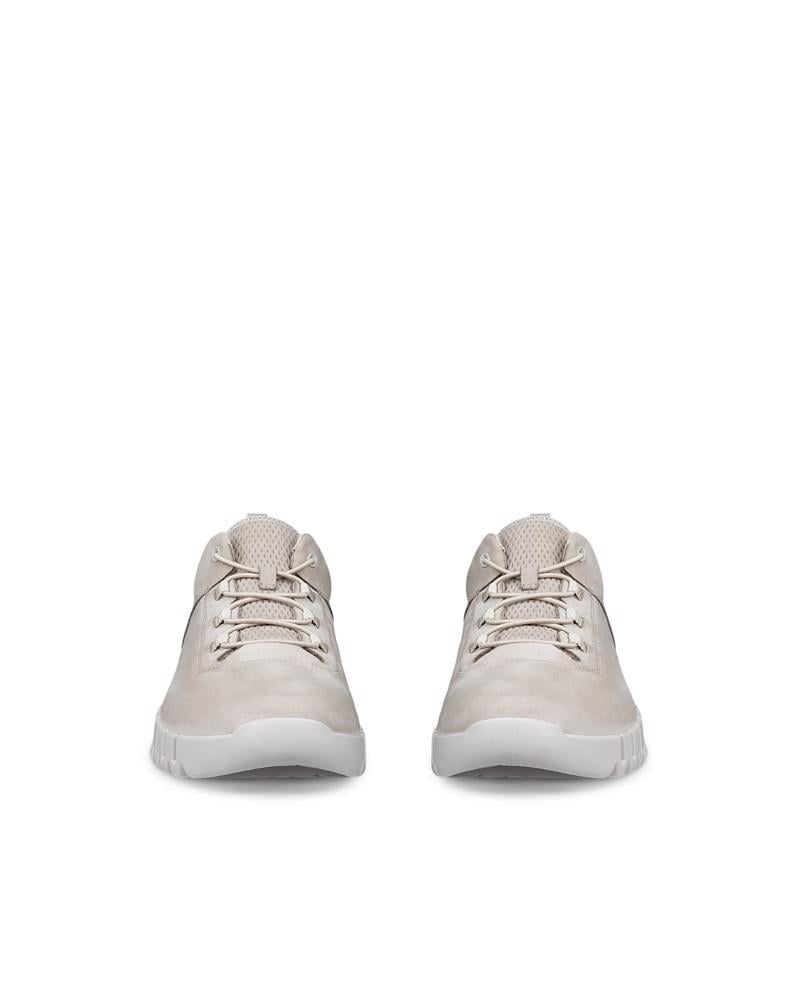 Beige ECCO GRUUV M SNEAKER LEA