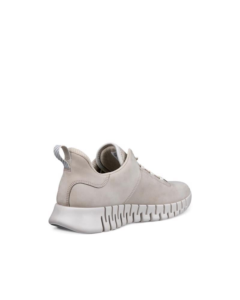 Beige ECCO GRUUV M SNEAKER LEA