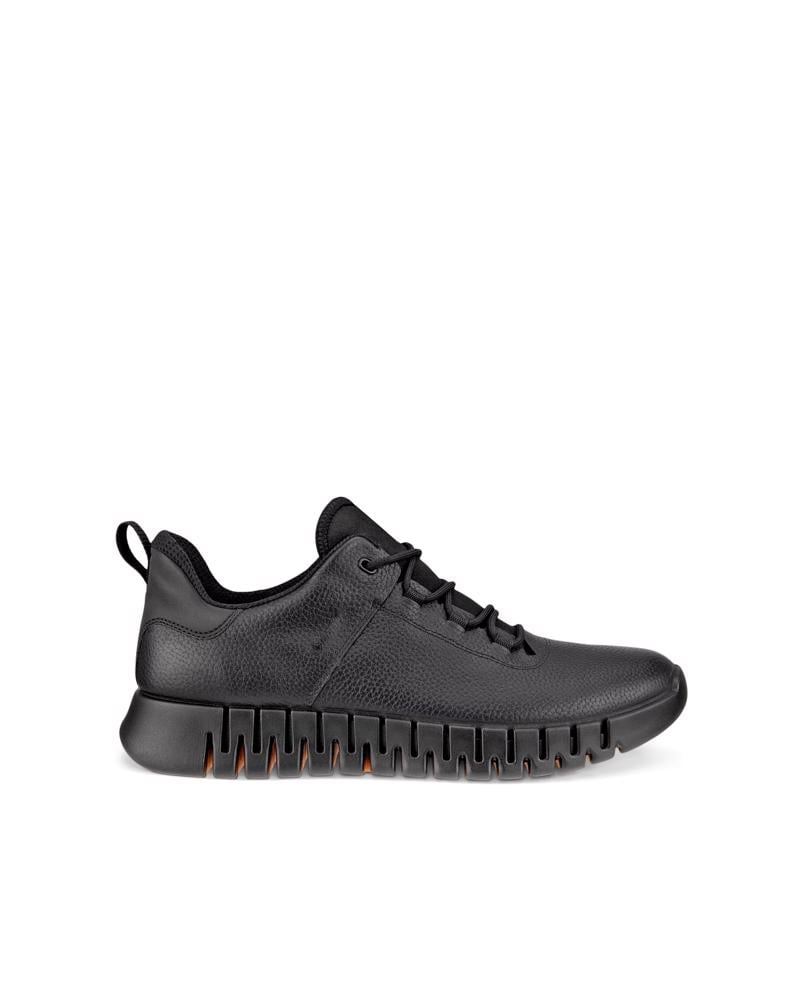 BLACK ECCO GRUUV M SNEAKER LEA GTX