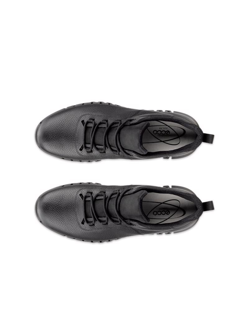 BLACK ECCO GRUUV M SNEAKER LEA GTX