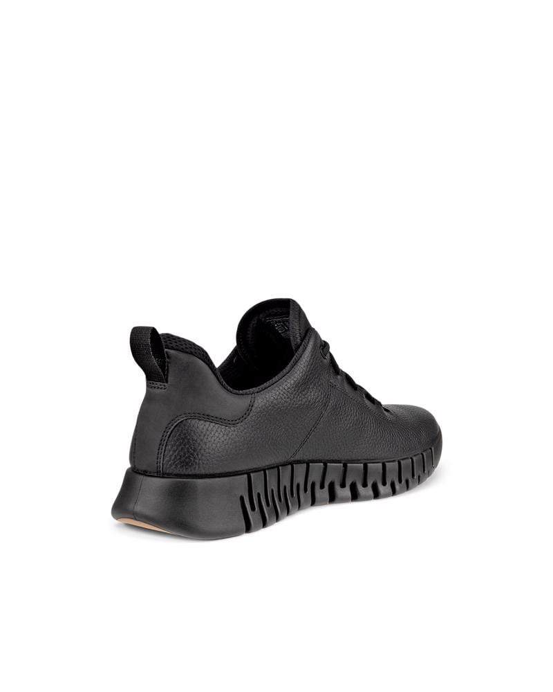 BLACK ECCO GRUUV M SNEAKER LEA GTX