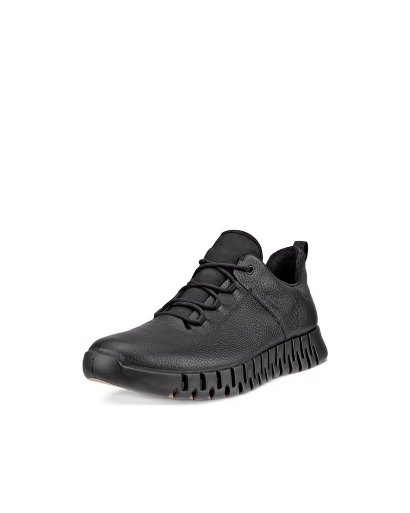 BLACK ECCO GRUUV M SNEAKER LEA GTX