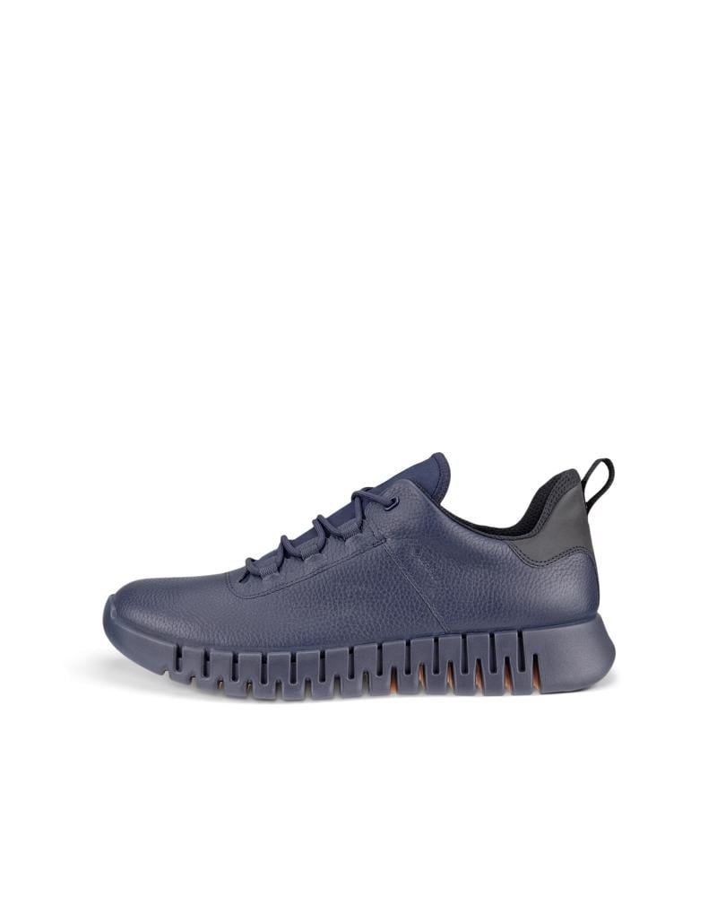 Navy ECCO GRUUV M SNEAKER LEA GTXS