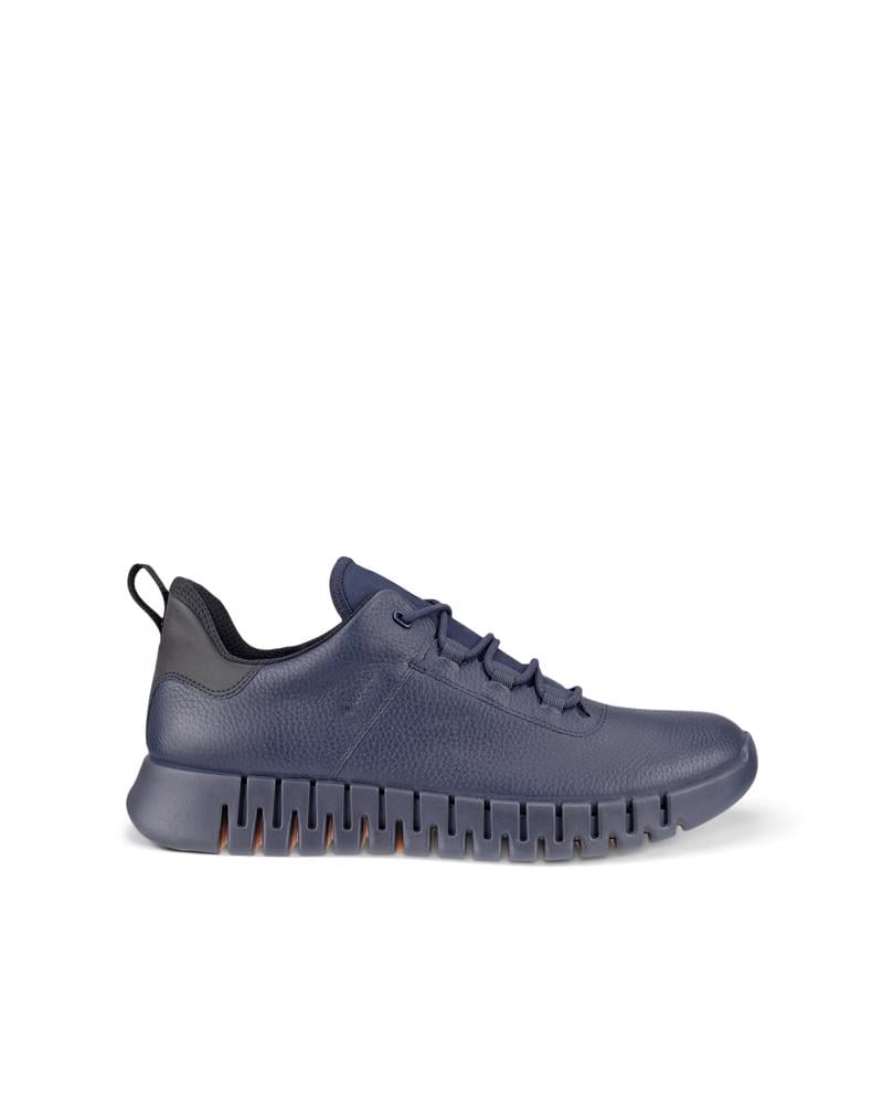 Navy ECCO GRUUV M SNEAKER LEA GTXS
