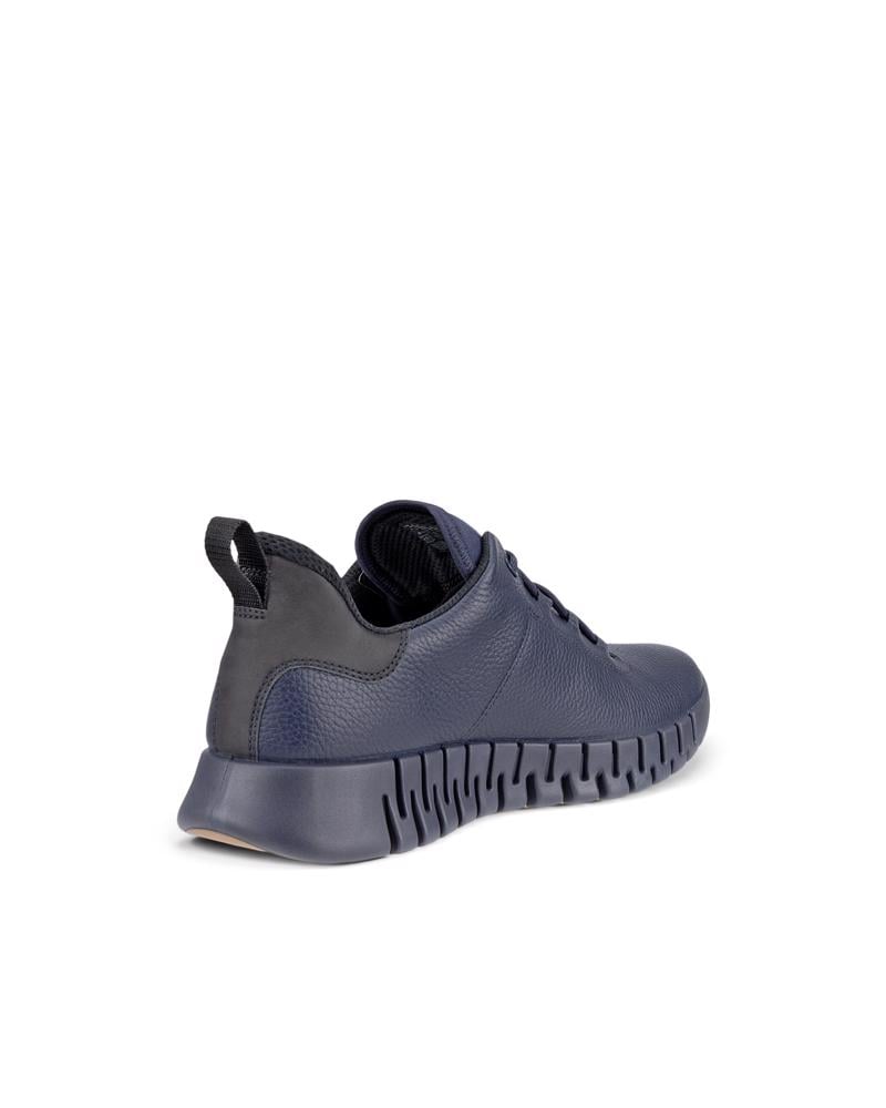 Navy ECCO GRUUV M SNEAKER LEA GTXS