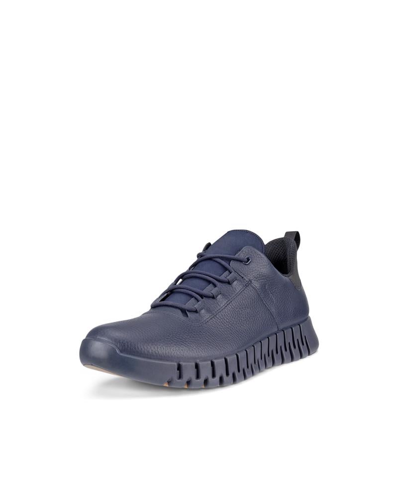 Navy ECCO GRUUV M SNEAKER LEA GTXS