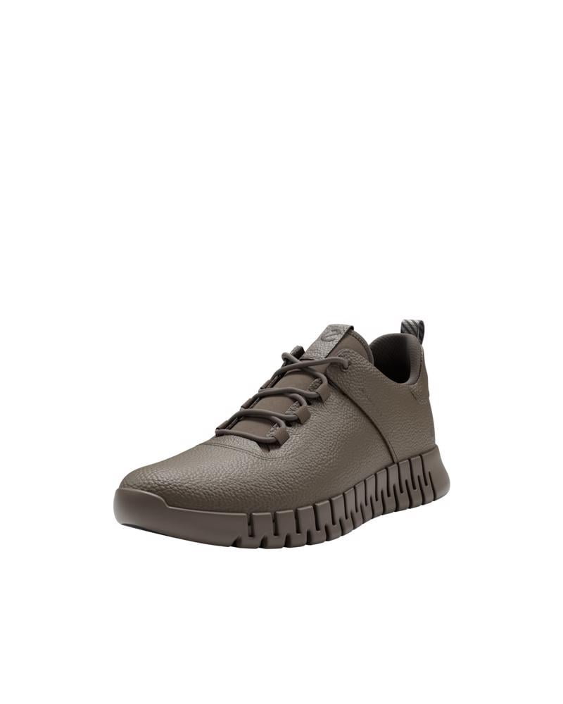 Green ECCO GRUUV M SNEAKER LEA GTXS