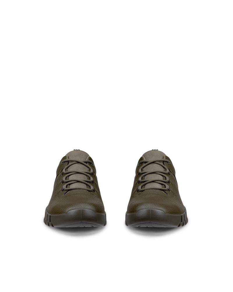 Green ECCO GRUUV M SNEAKER LEA GTXS