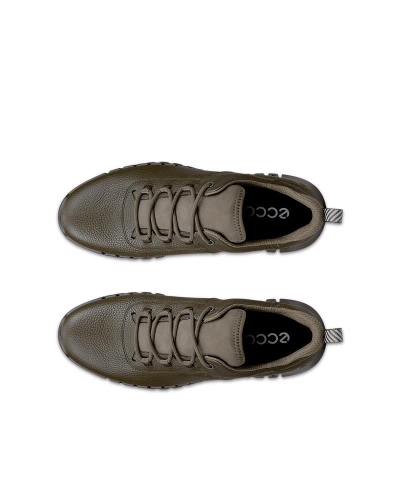 Green ECCO GRUUV M SNEAKER LEA GTXS