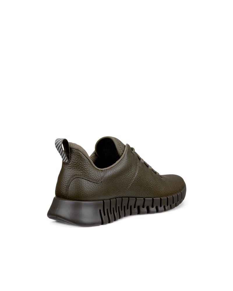 Green ECCO GRUUV M SNEAKER LEA GTXS