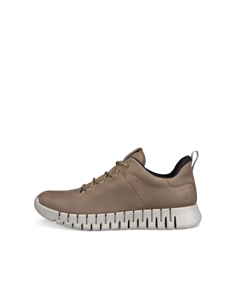 Brown ECCO GRUUV M SNEAKER LEA GTX