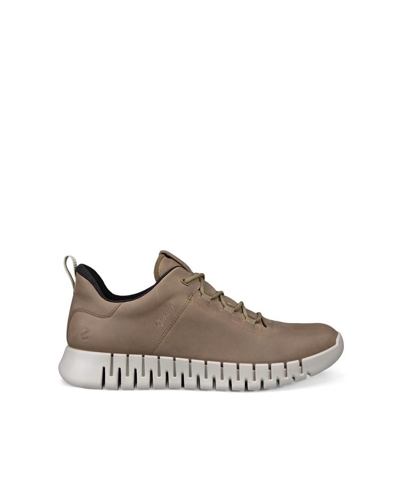 Brown ECCO GRUUV M SNEAKER LEA GTX