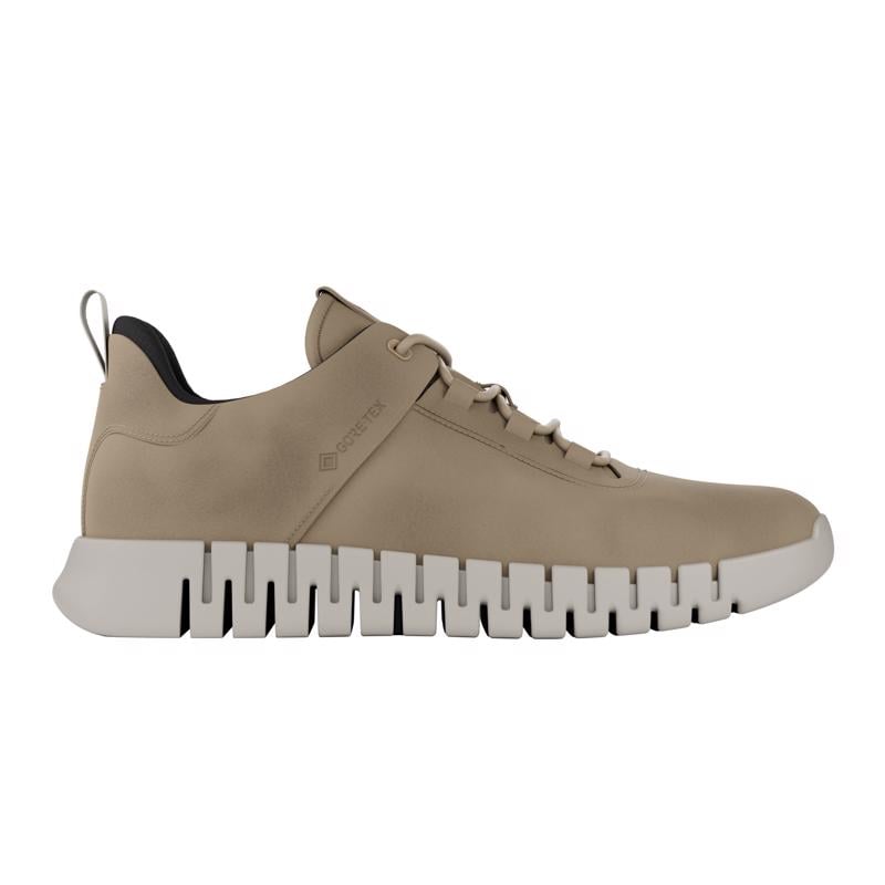 Brown ECCO GRUUV M SNEAKER LEA GTX