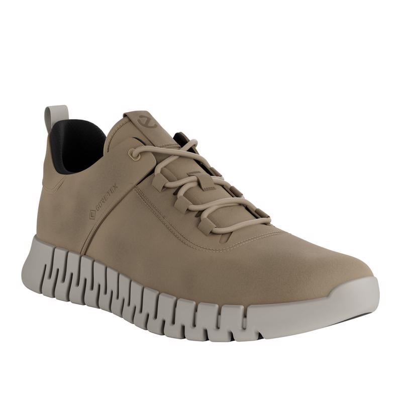 Brown ECCO GRUUV M SNEAKER LEA GTX