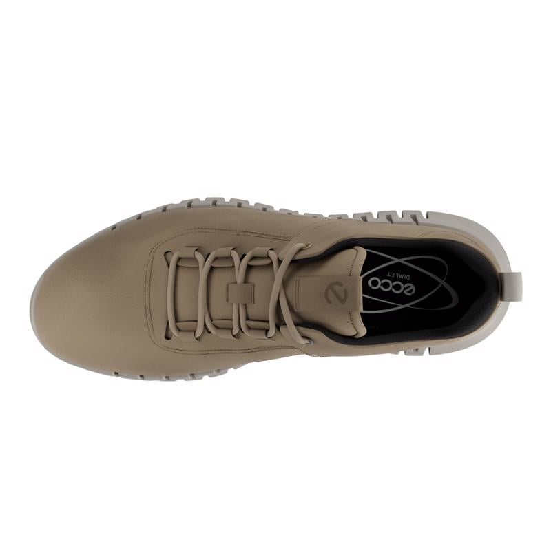 Brown ECCO GRUUV M SNEAKER LEA GTX