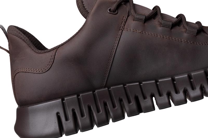 Brown ECCO GRUUV M SNEAKER LEA GTXS